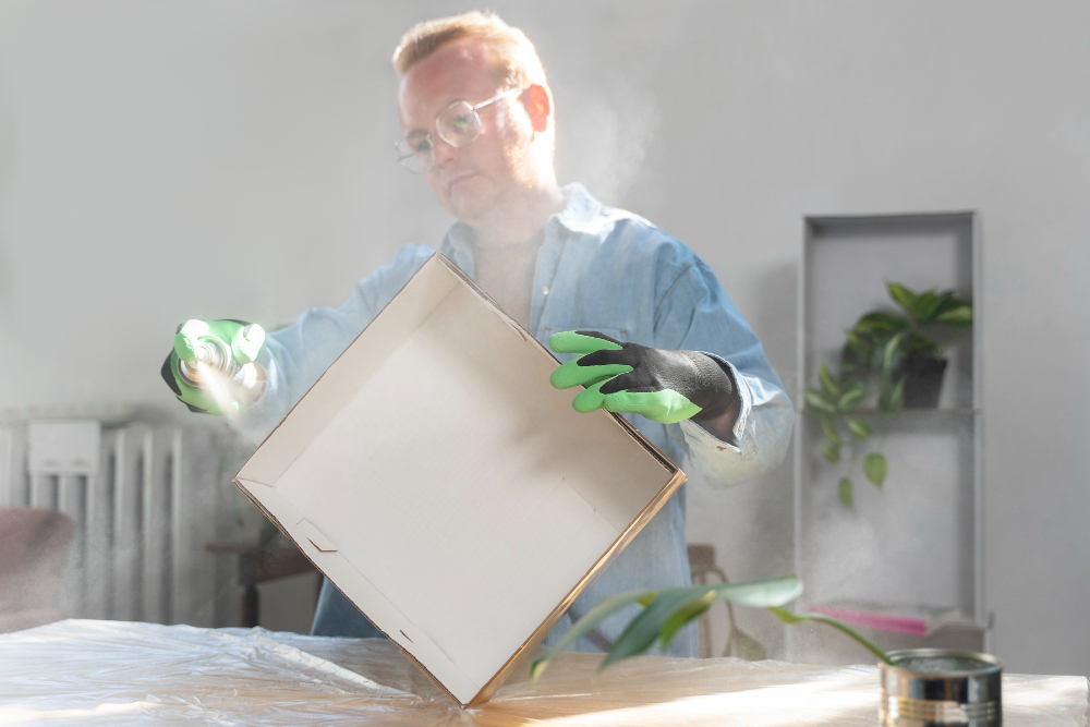 Treating household items affected by mould